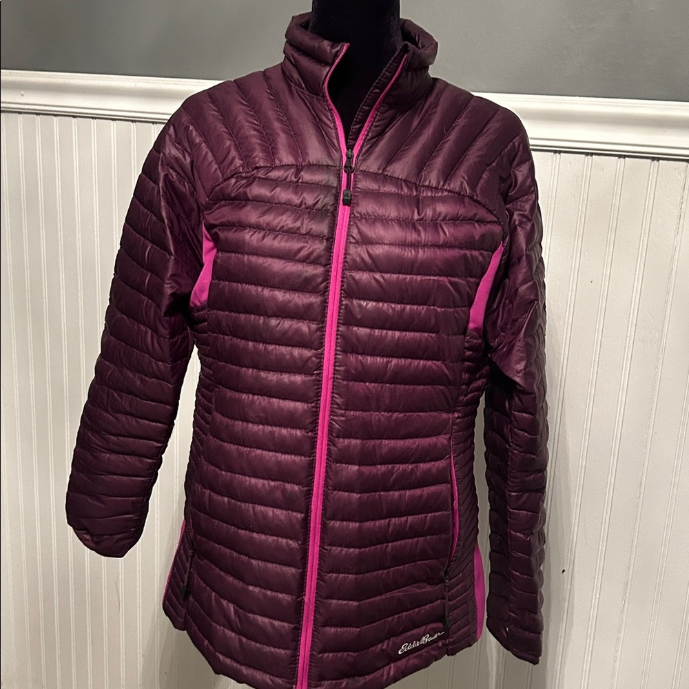 Eddie Bauer First Ascent Purple Puffer Jacket